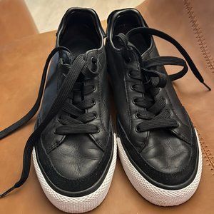 Rag & Bone black leather sneakers size 39